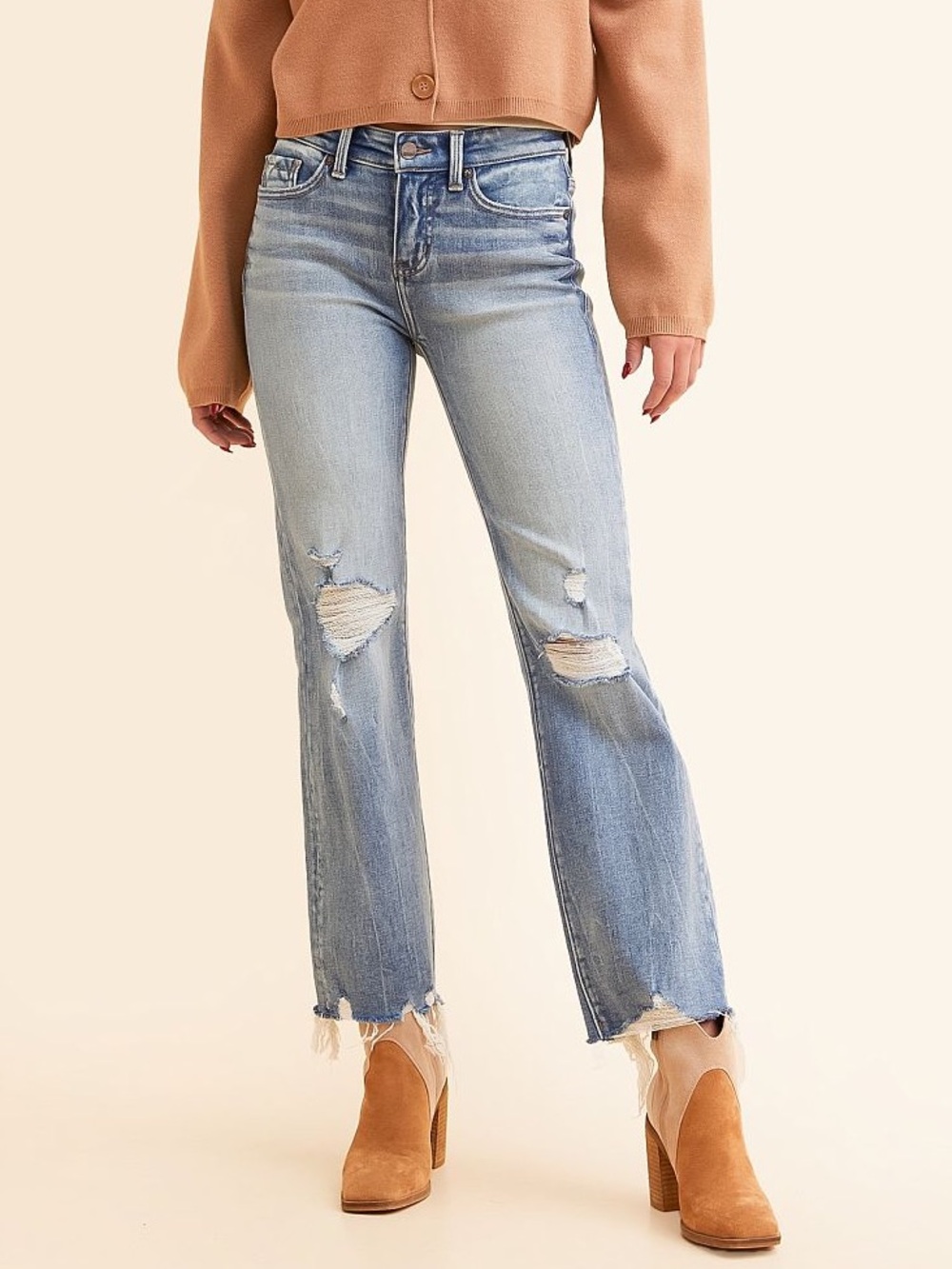 Buckle Black Fit No. 23 Cropped Straight Stretch Jean. Size 27x28.